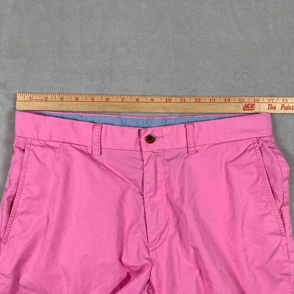 Polo Ralph Lauren Shorts Mens 33 Pink Classic Fit Pima Cotton Chino Flat Front